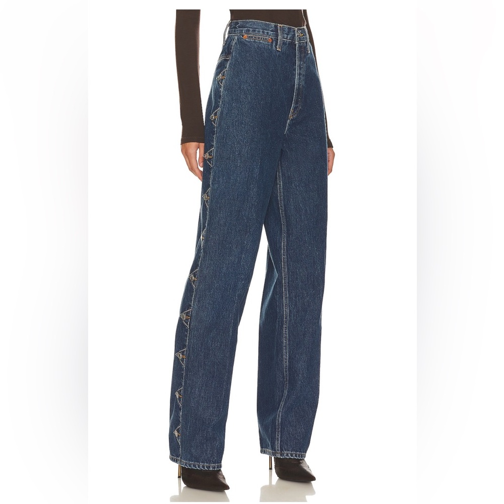 NWT Re/Done Western Loose in Rustic Indigo